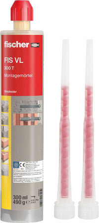 Mortier de montage Fischer FIS VL 300 T, contenu: 300 ml