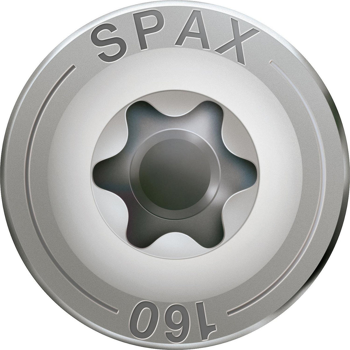 Vis à tête disque SPAX filetage complet inox A2 Ø 6–8 mm