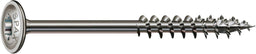 Vis à tête disque SPAX filetage partiel inox A2 Ø 6–8 mm