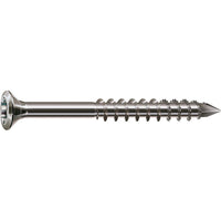 Vis à tête lentille fraisée SPAX filetage partiel inox A2 Ø 4–5 mm