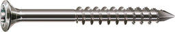 Vis à tête lentille fraisée SPAX filetage partiel inox A2 Ø 4–5 mm