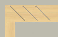 Vis à tête cylindrique Fischer filetage complet galvanisé Ø 6–8 mm