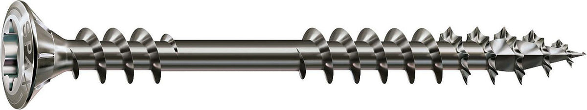 Vis à tête lentille fraisée SPAX filetage de fixation inox A2 Ø 4,5