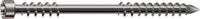 Vis de terrasse SPAX inox A4, filetage de fixation, tête cylindrique