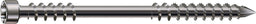 Vis de terrasse SPAX inox A4, filetage de fixation, tête cylindrique