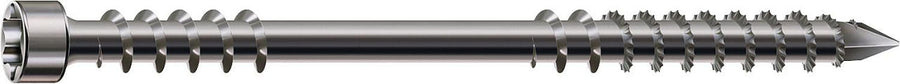 Vis de terrasse SPAX inox A4, filetage de fixation, tête cylindrique