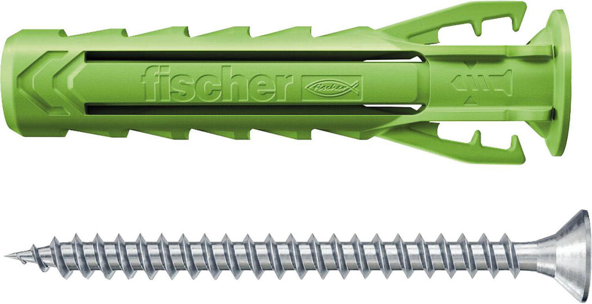 Cheville à expansion Fischer SX Plus Greenline avec vis