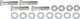 Kit de fixation pour brides EN 1092-1, qualité 8.8