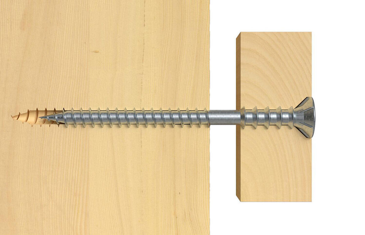 Vis à tête fraisée Fischer filetage de fixation galvanisé Ø 6