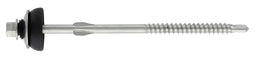 Vis autoforeuse tête hexagonale inox A2, avec ailette et joint
