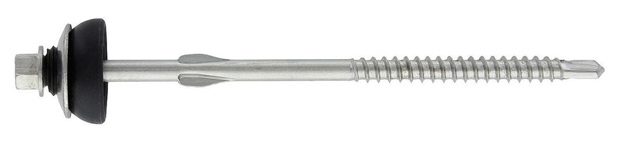 Vis autoforeuse tête hexagonale inox A2, avec ailette et joint