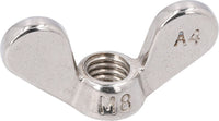 Écrous papillon forme allemande DIN 315 inox A2