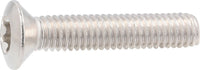 Vis à tête fraisée bombée Torx ISO 14584 inox A2 M4–M8