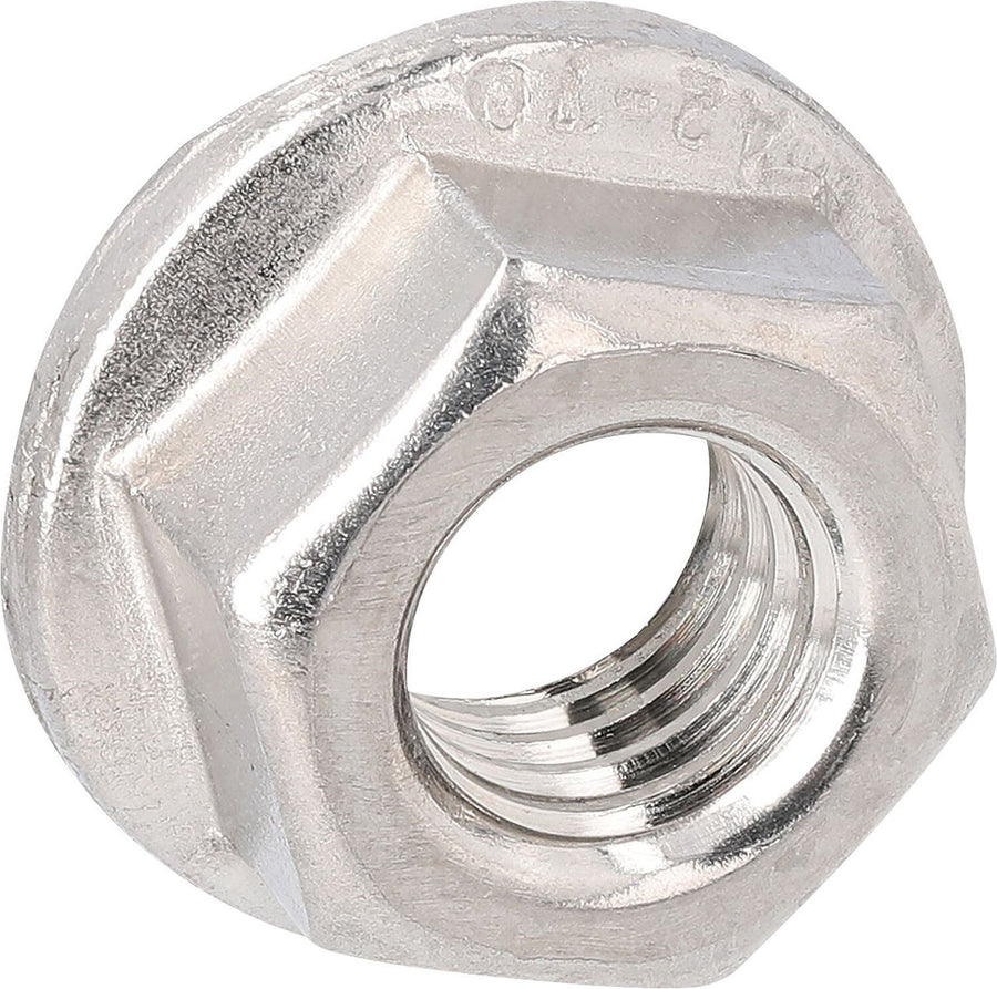 Écrous à embase et denture de blocage DIN 6923, inox A4