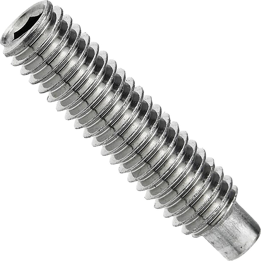 Vis sans tête six pans creux, téton long, DIN EN ISO 4028, galvanisée, classe 45H