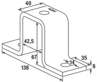 Raccord de rail FUF 62