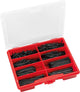 Mallette d'assortiment de clous en acier bleui, 850 pièces