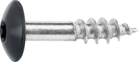 Vis de façade pour panneaux HPL, tête colorée, inox A4