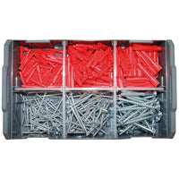 Assortiment de chevilles et vis TOX L-BOXX Mini Allround Tri+S, 280 pièces