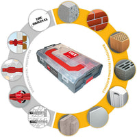 Assortiment de chevilles et vis TOX L-BOXX Mini Allround Tri+S, 280 pièces