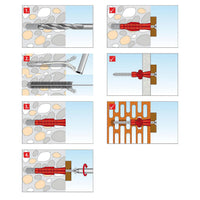 Assortiment de chevilles et vis TOX L-BOXX Mini Allround Tri+S, 280 pièces