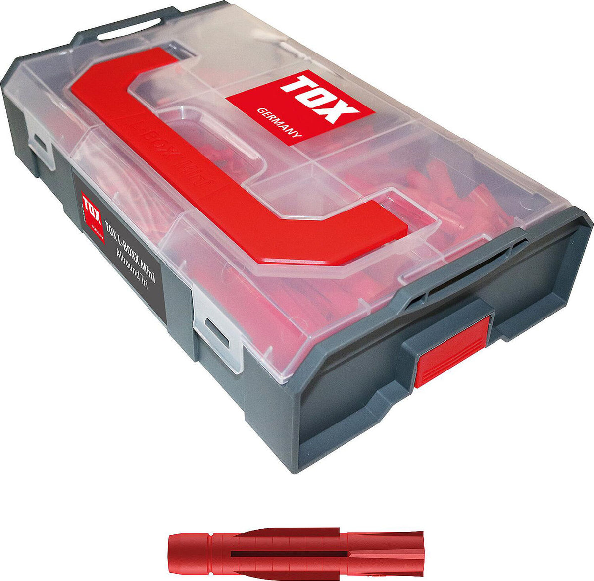 TOX L-BOXX Mini chevilles universelles Allround Tri assortiment 266 pièces