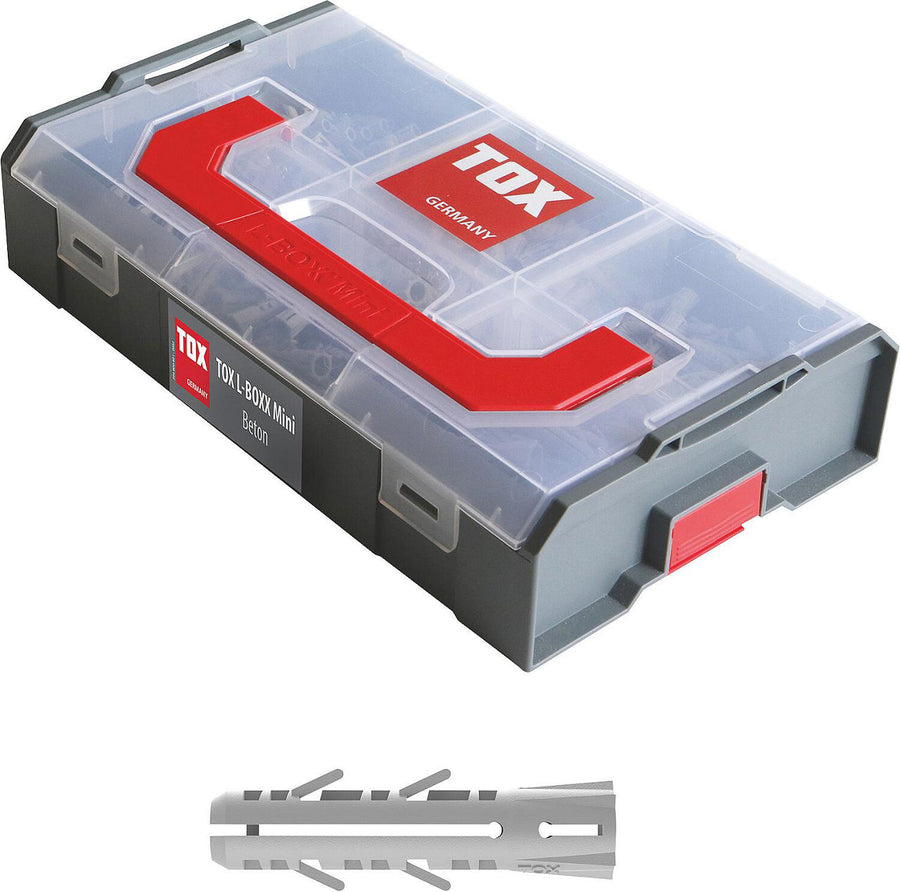 TOX L-BOXX Mini chevilles à expansion pour béton Barracuda 296 pièces