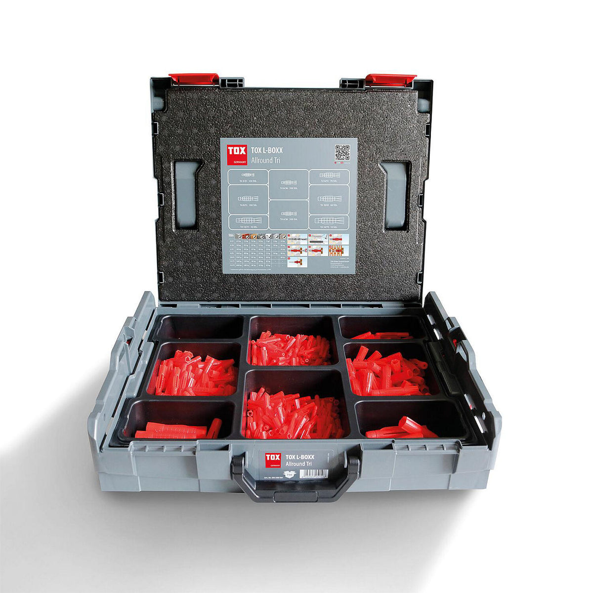 TOX L-BOXX 102, Chevilles polyvalentes Allround Tri 757 pièces
