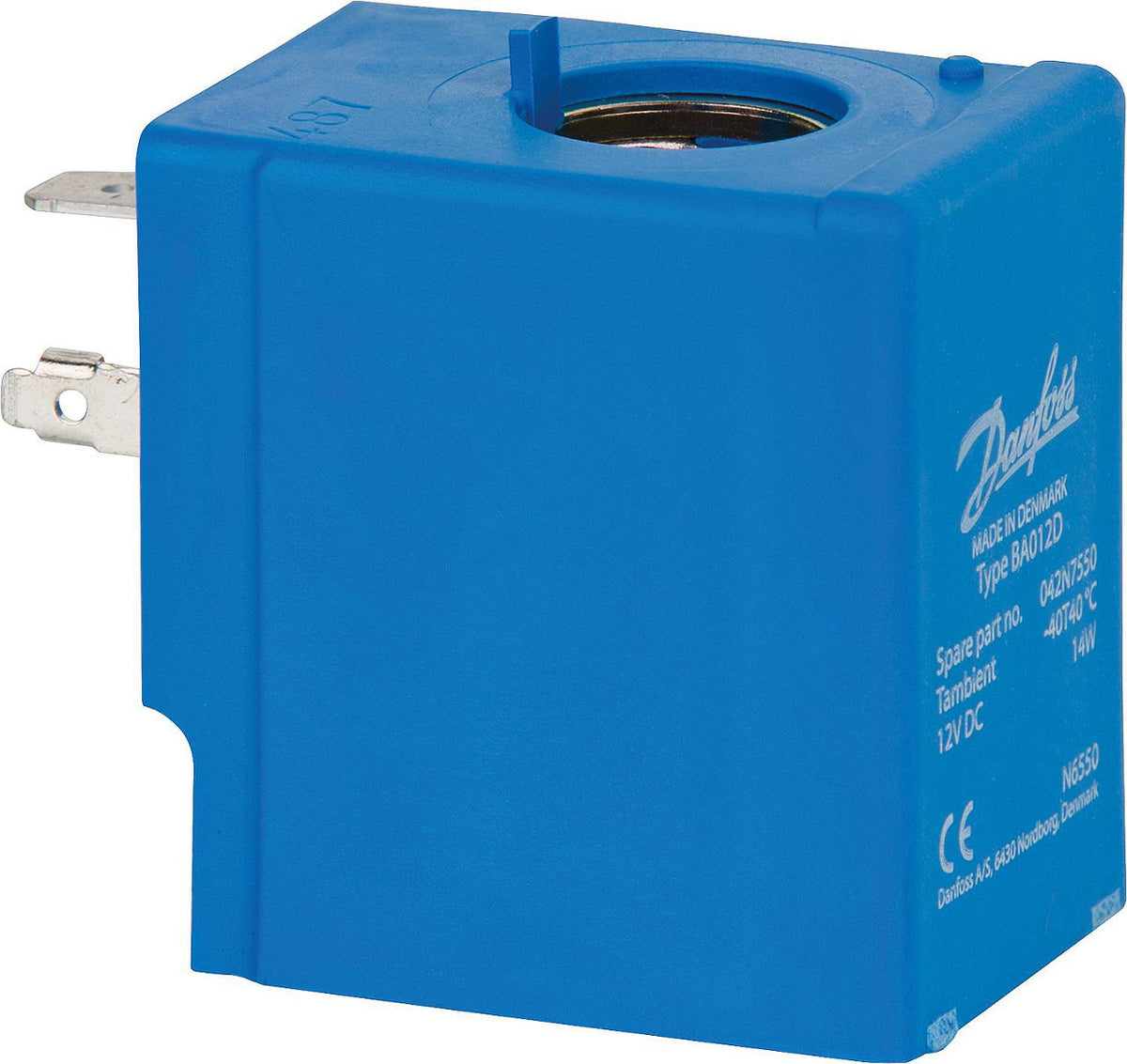 Bobine d'électrovanne Danfoss type BA, à cosses AMP