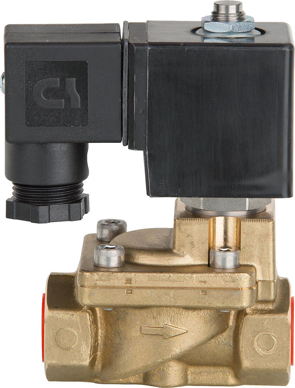 Électrovanne GSR servocommandée en laiton, 2/2 voies, ouverte hors tension, 230 V DC