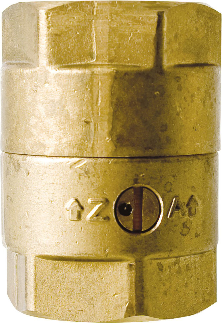 Clapet anti-retour relevable pour solaire DN 20 (3/4") – 150 °C, L 50 mm