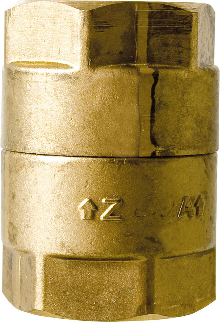 Clapet anti-retour non relevable pour solaire DN 20 (3/4") – 220 °C, L 50 mm