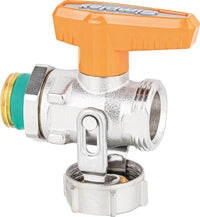 Robinet de vidange KFE à boisseau sphérique solaire simplex KH-D DN15 (1/2")