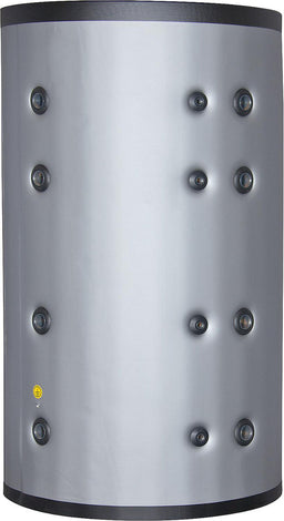 Ballon tampon PFSS acier, 2 échangeurs