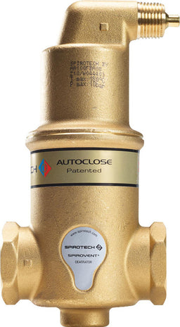 Dégazeur de micro bulles SpiroVent® solaire AutoClose, horizontal