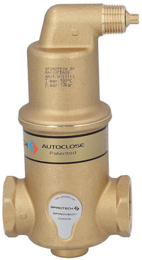 Dégazeur de micro bulles SpiroVent® solaire AutoClose, horizontal