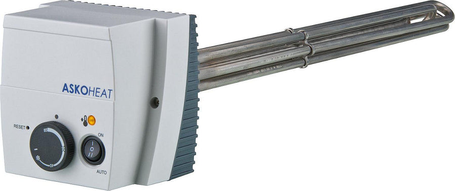 Résistance électrique à visser type AHIR-B-C DN 40 (1 1/2") en liaison avec des pompes à chaleur