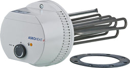 Résistances électriques d'appoints à bride type AHFOR-BI-E, ø 180 mm