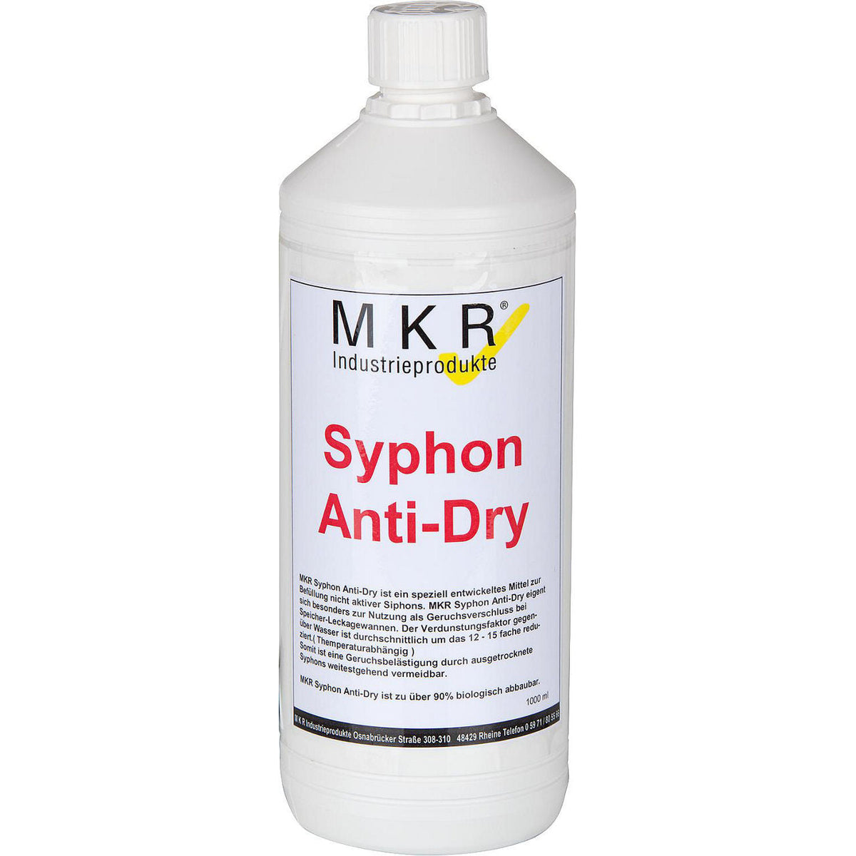 Siphon Anti-Dry flacon 1000 ml
