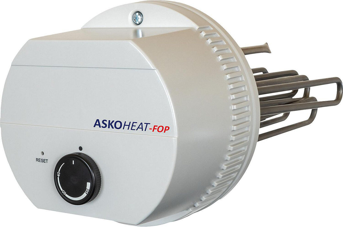Résistance électrique d´appoint à bride PV type AHFOR-BI-OP, ø 180 mm