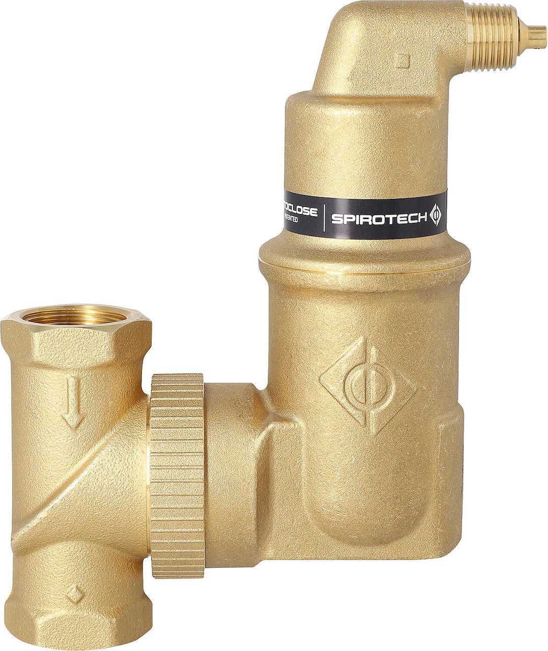 Séparateur d'air à microbulles SpiroVent type AutoClose Solaire Uni