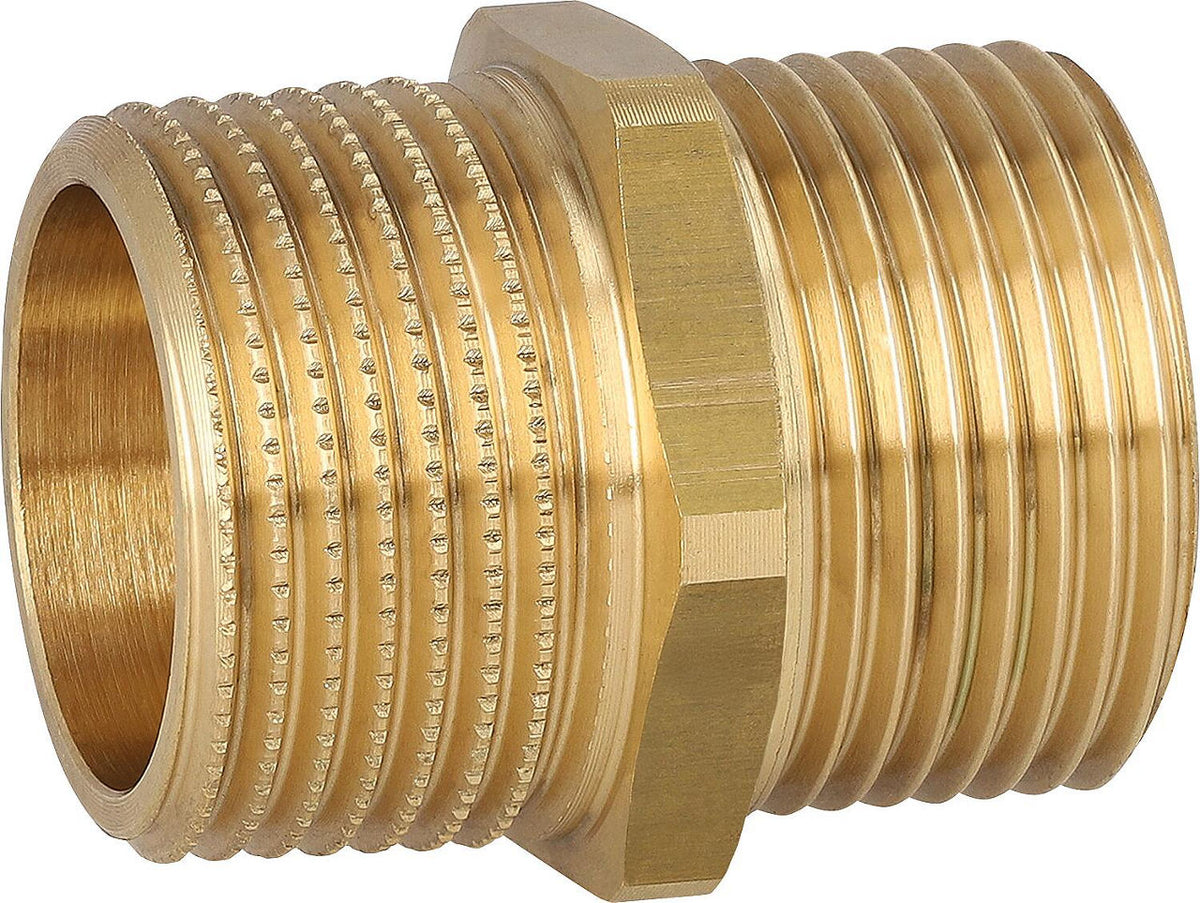 Konischer Doppelhohlnippel mit Flachdichtung