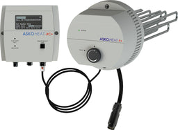 Résistance électrique à bride ASKOHEAT+ 2.0, type AHF-TI-plus, 7 niveaux, ø 180 mm