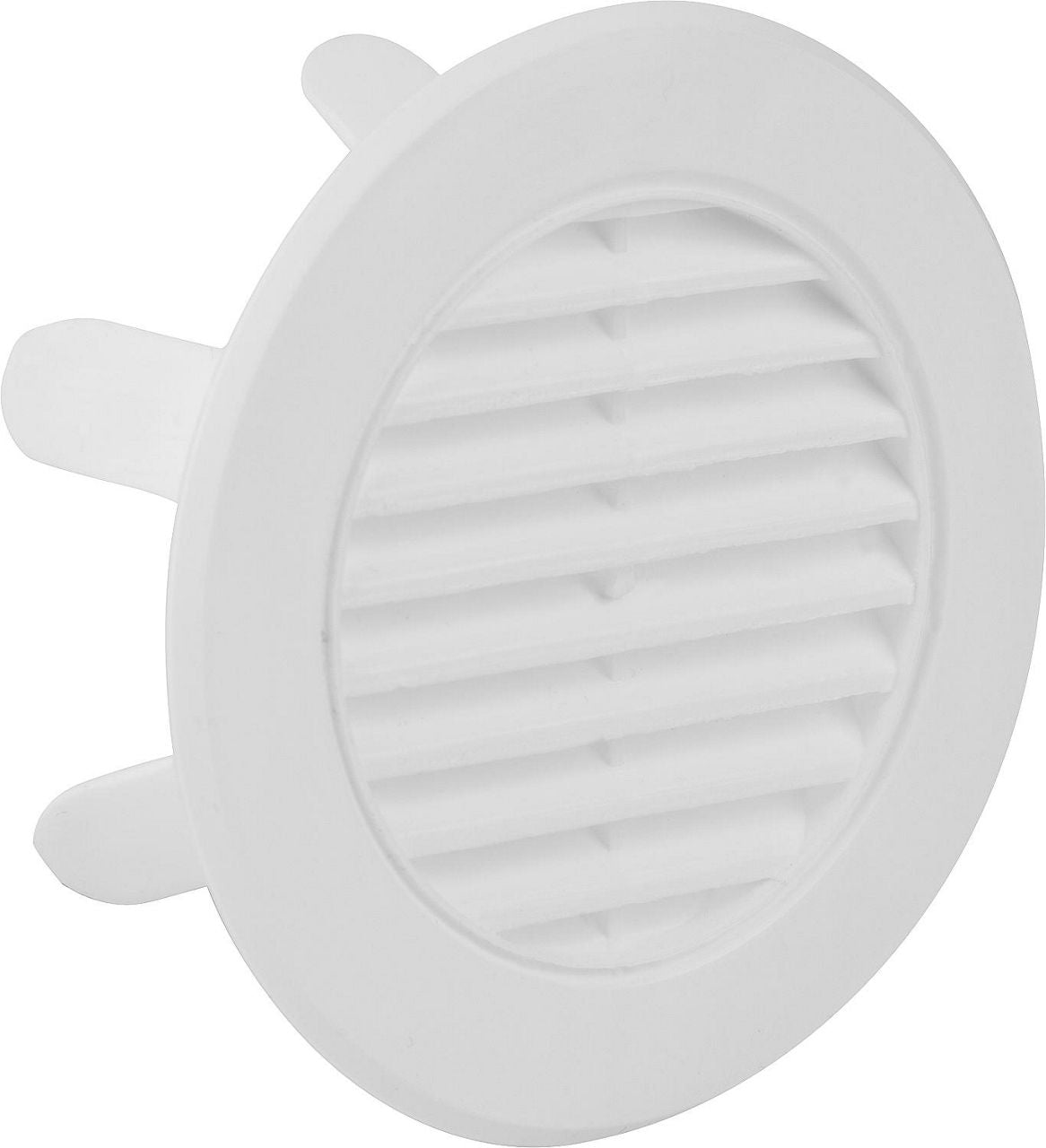 Grille de ventilation ronde UPMANN en plastique blanc
