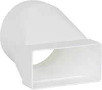 Pièce de transition Upmann tube plat vers tube rond