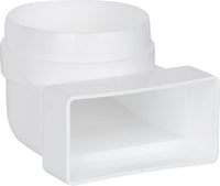 Pièce de déviation Upmann avec piquage, tube plat