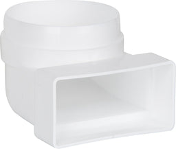 Pièce de déviation Upmann avec piquage, tube plat