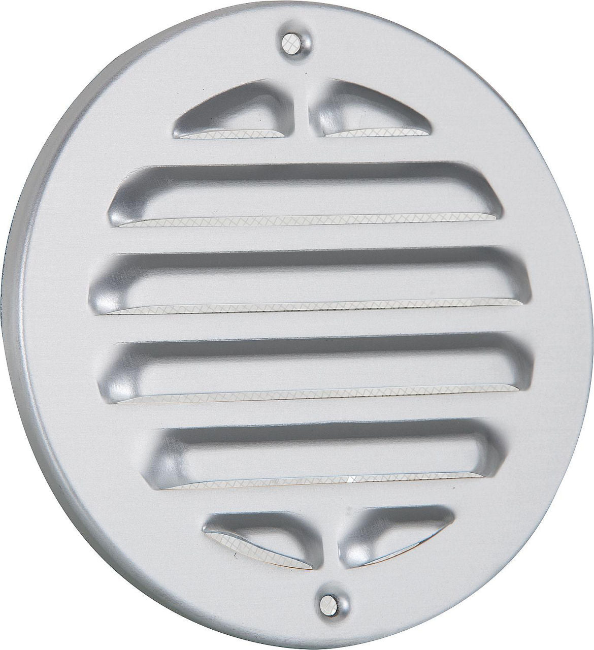 Grille pare-pluie ronde en aluminium avec moustiquaire UPMANN