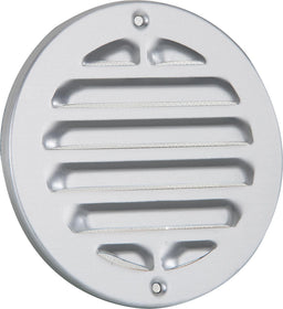 Grille pare-pluie ronde en aluminium avec moustiquaire UPMANN