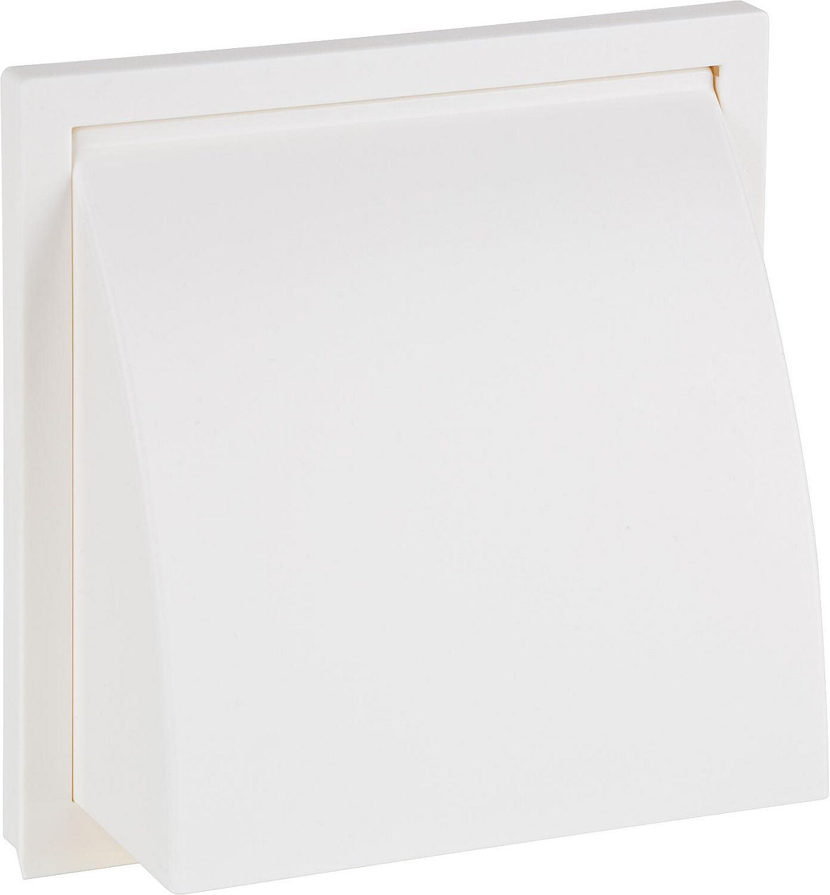 Capot de ventilation UPMANN en plastique blanc avec clapet